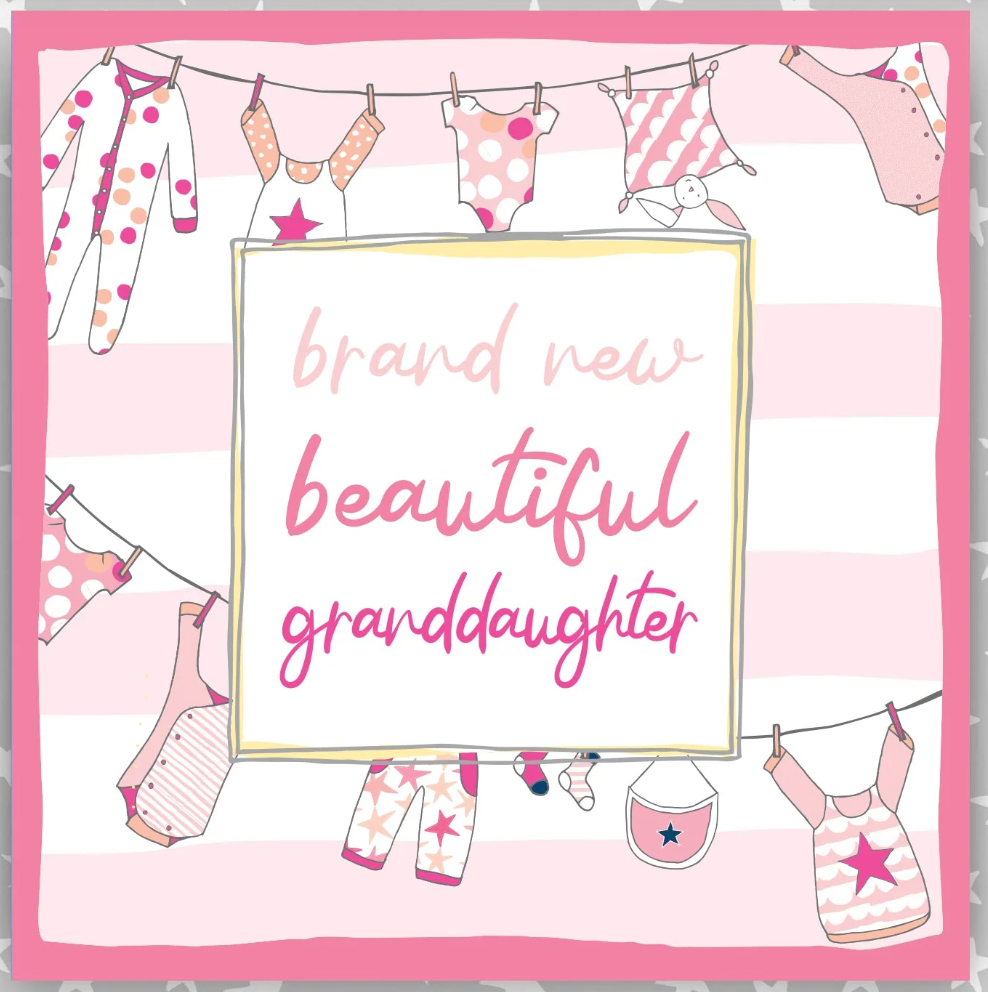 New Granddaughter Card