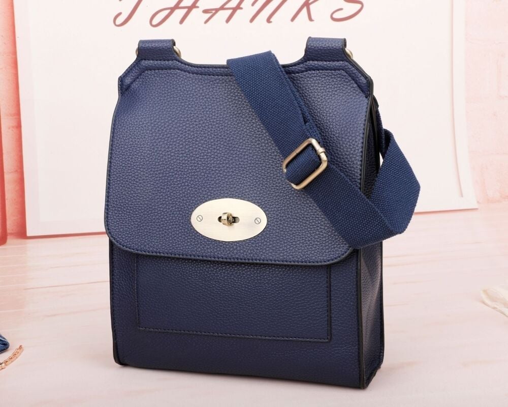 Cross Body Bag (Smaller size)- Navy Blue