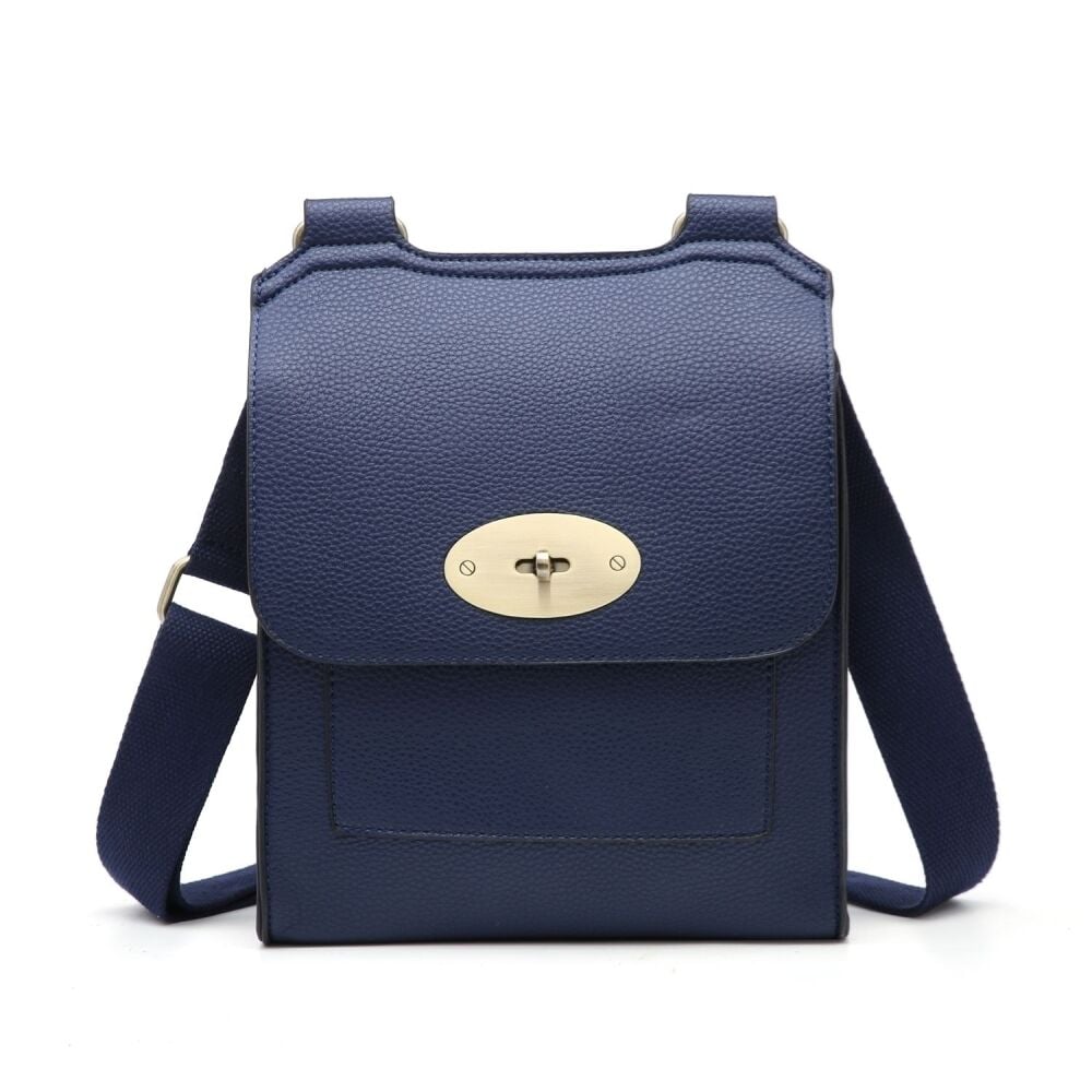 Cross Body Bag (Larger size)- Navy Blue