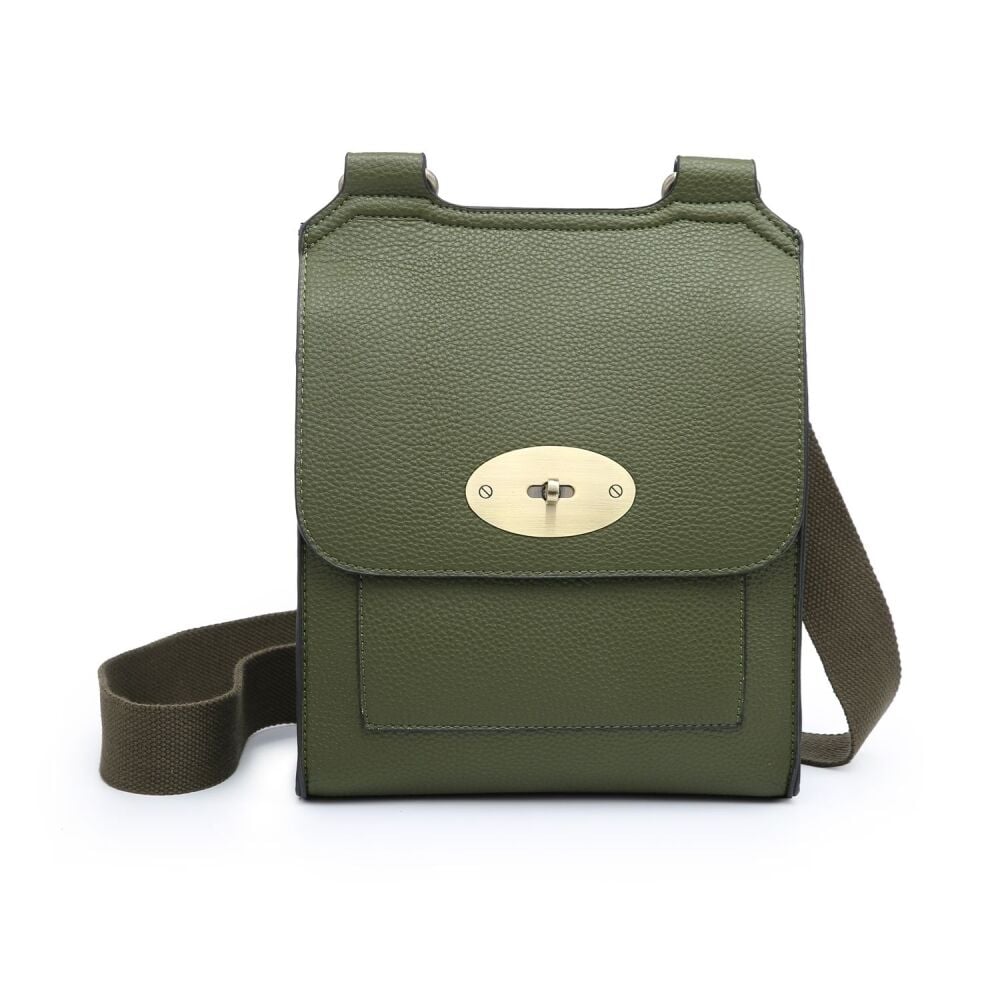 Cross Body Bag (Larger size)- Olive Green