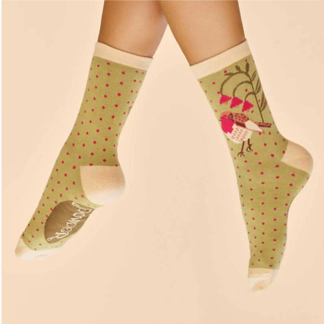 Rosy Robin Ankle Socks