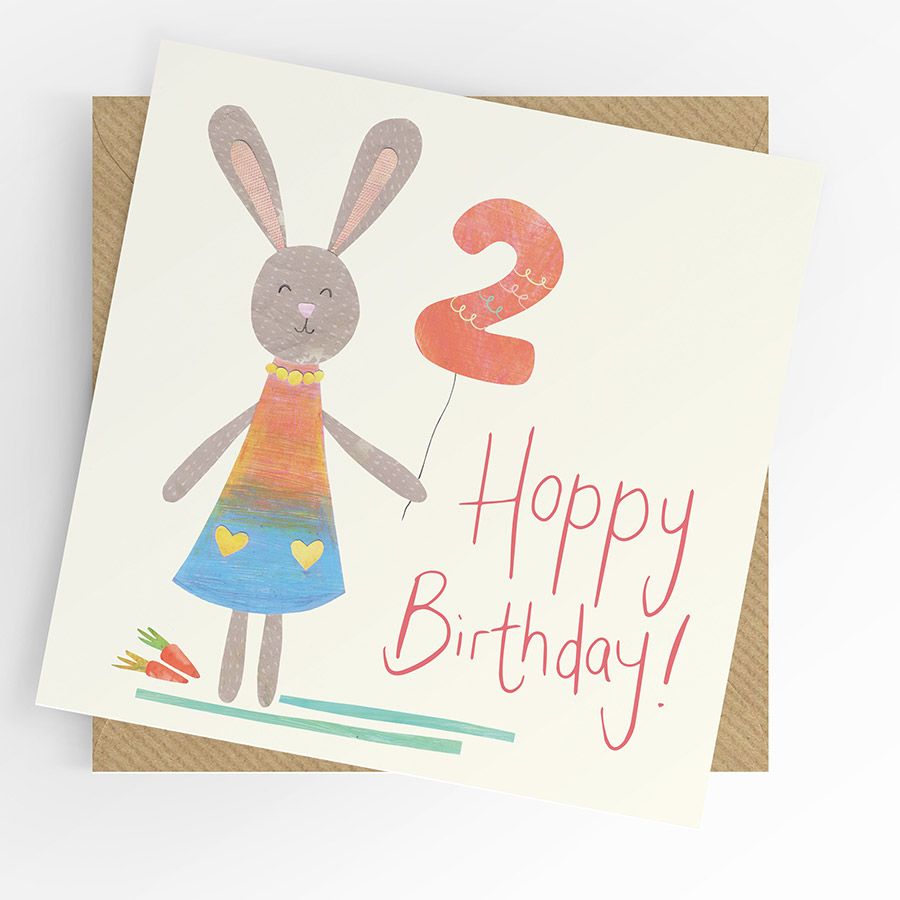 2nd Birthday Girl Card