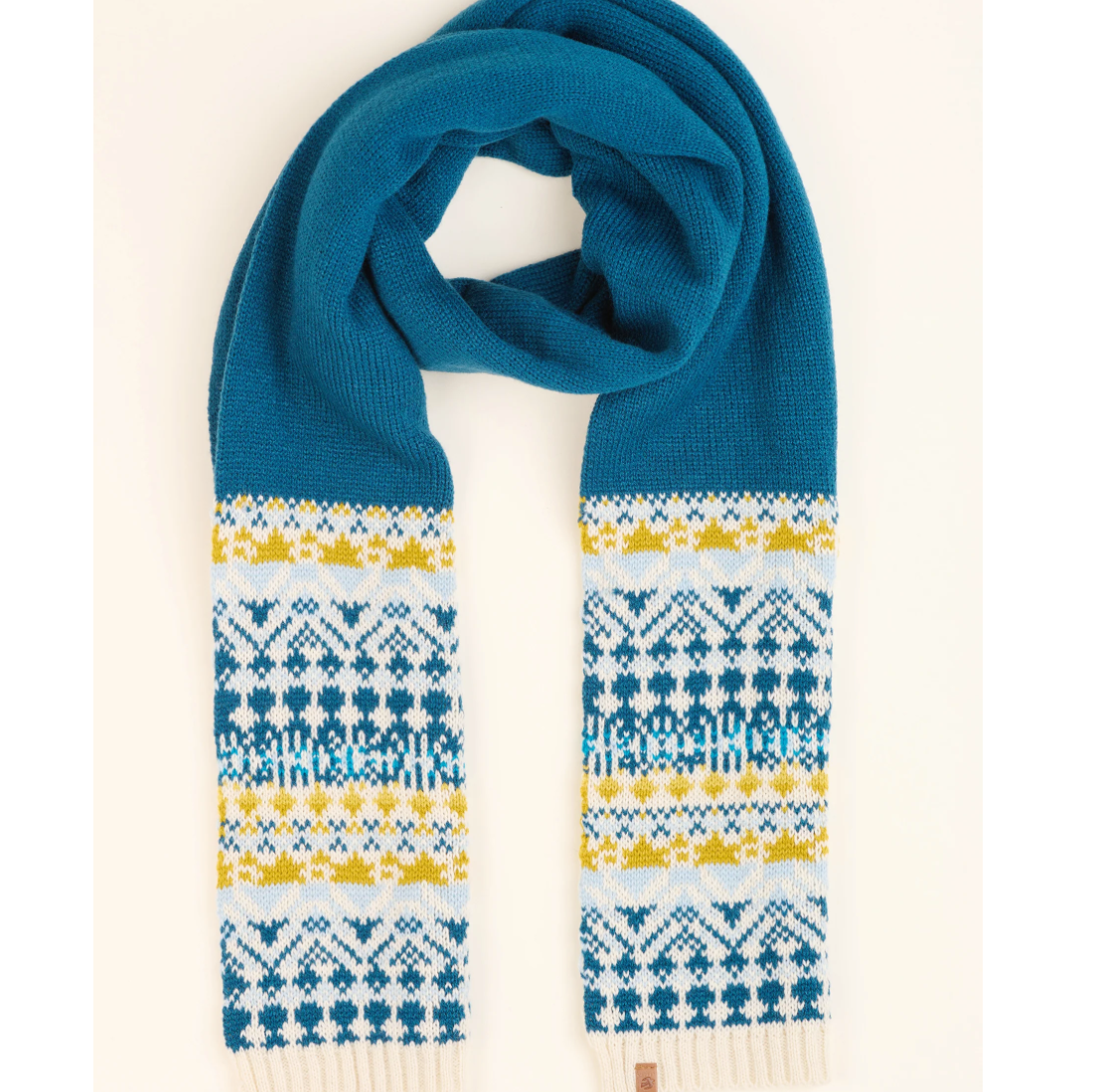 Fairisle Knitted Scarf