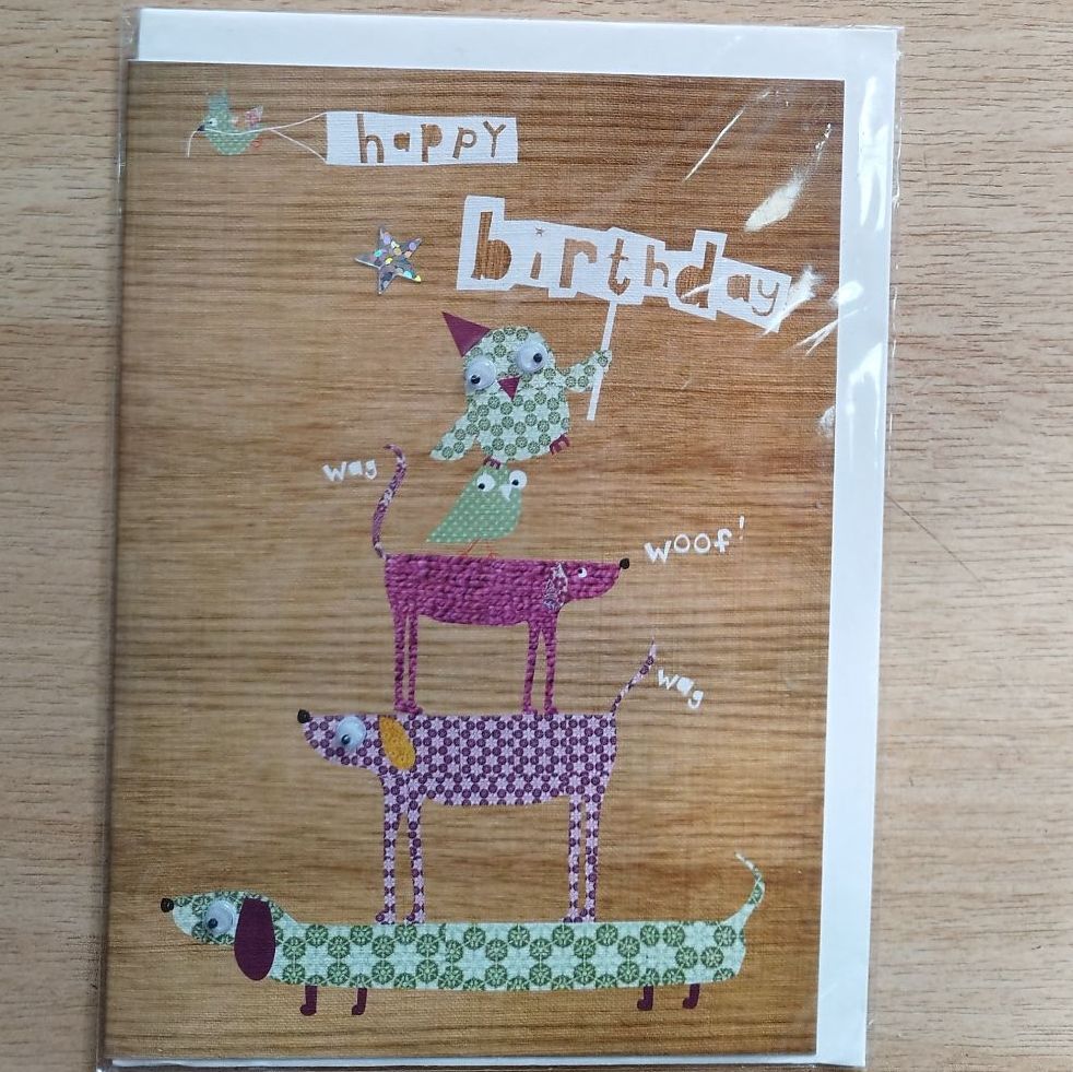 Female Birthday Card**- Dogs