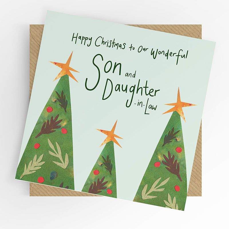 Son and Daughter-in-law Christmas Card