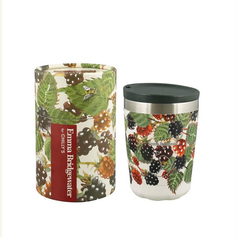 Chilly's 340ml Travel Cup- Emma Bridgewater- Blackberry