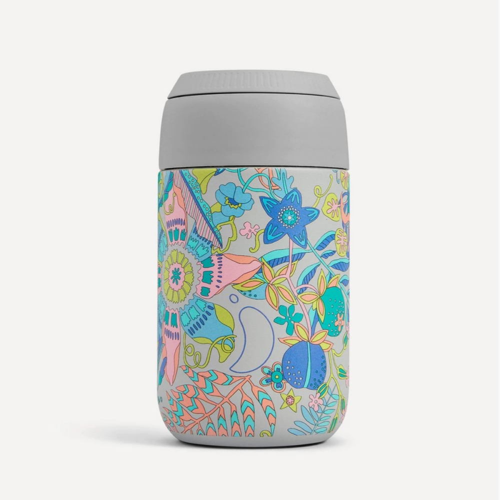 Chilly's Liberty Series 2 Coffee Cup 340ml- Tropical Trails