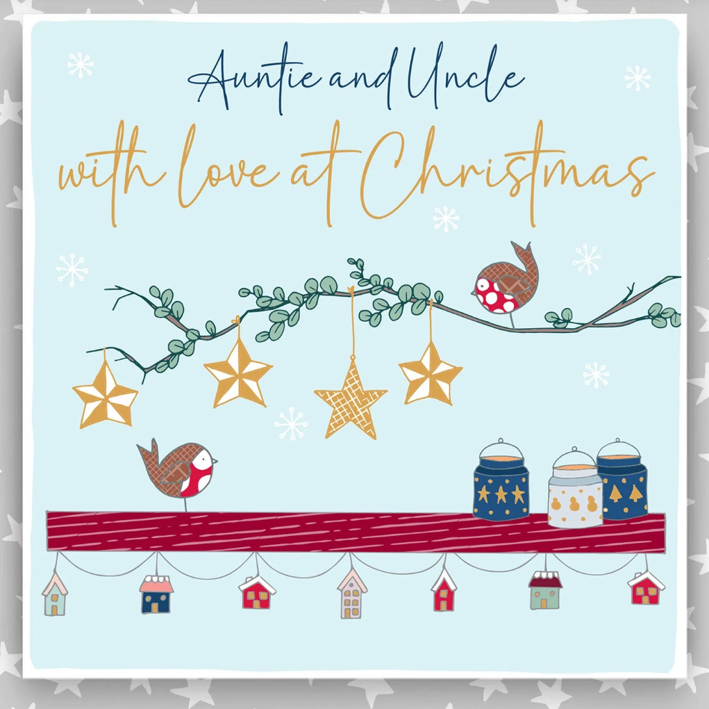 Auntie and Uncle Christmas Card
