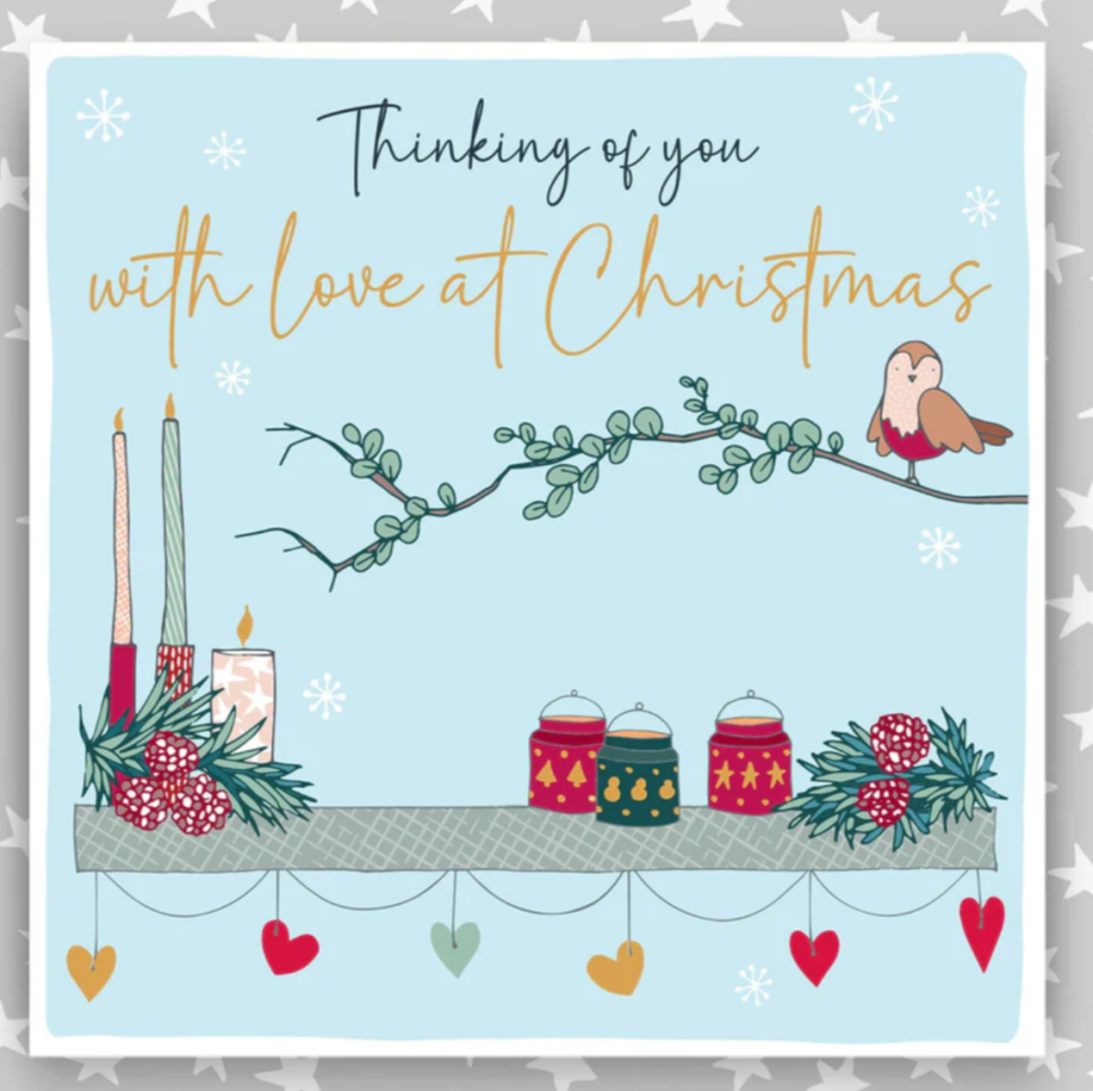 Thinking of You at Christmas- Christmas Card