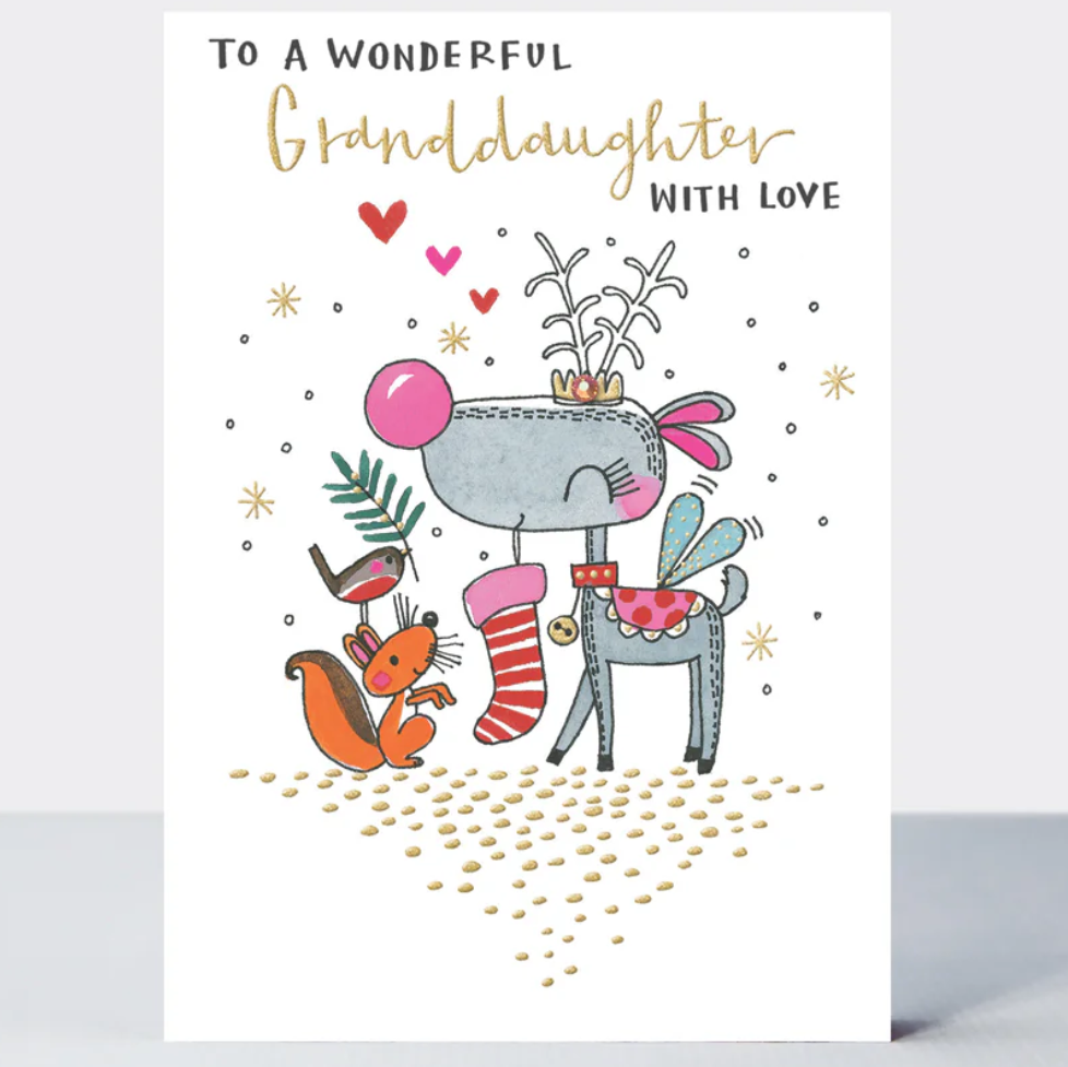 Granddaughter Christmas Card