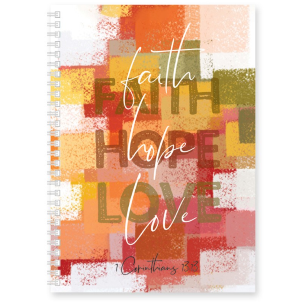 Faith Hope Love Soft Cover Journal