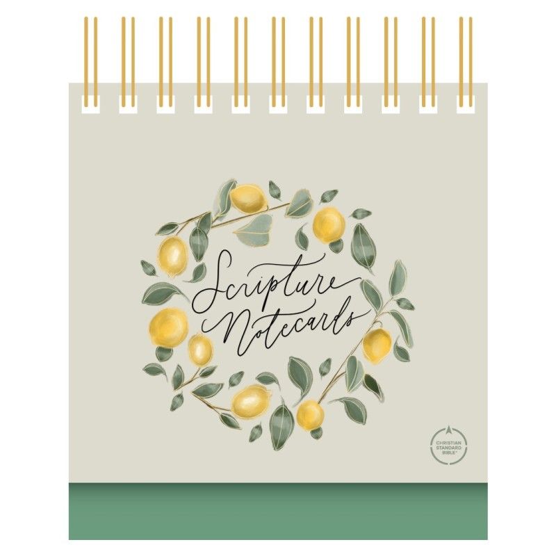 CSB Scripture Notecards, Hosanna Revival Edition, Lemons