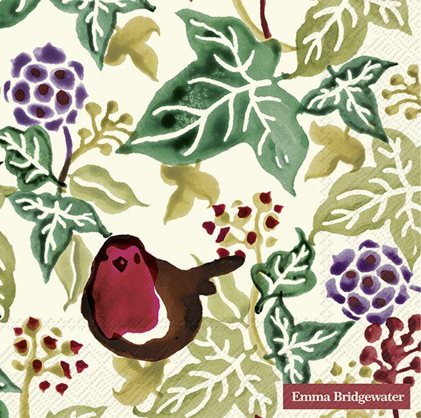 Christmas Ivy Napkins- Emma B