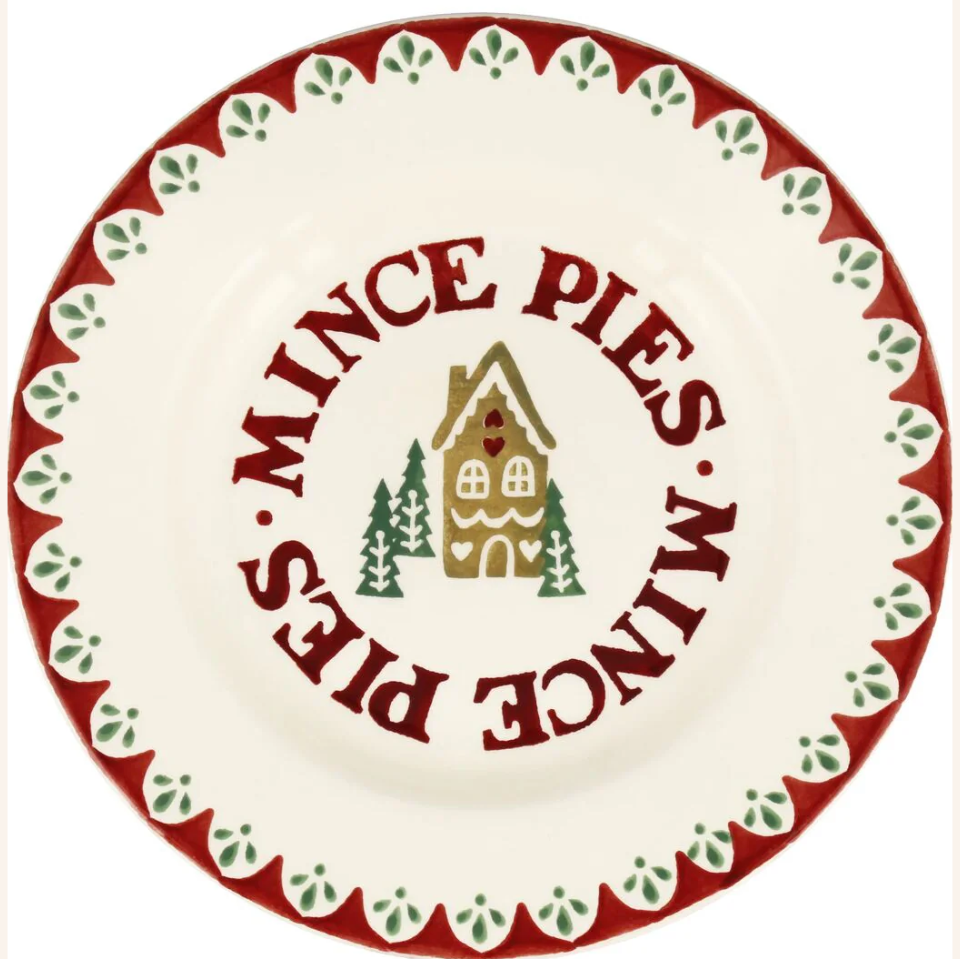 Gingerbread Mince Pies 8 1/2 Inch Plate