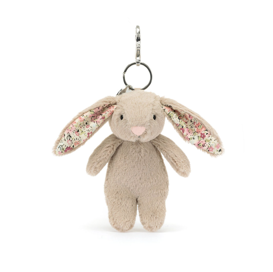 Blossom Beige Bunny Bag Charm