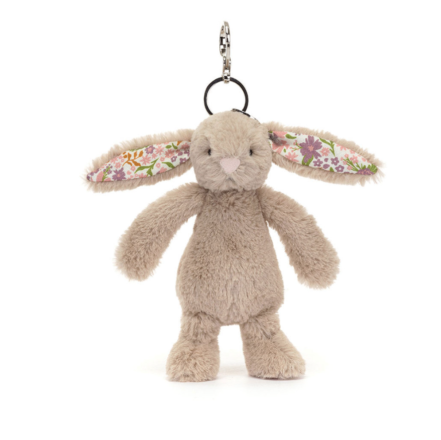 Blossom Beige Bunny 'Petal' Bag Charm