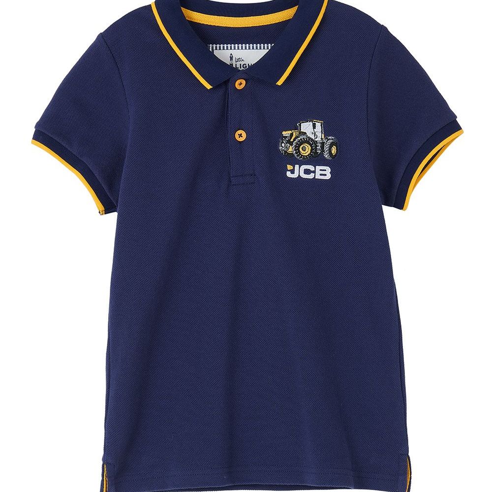 Pier Short Sleeve Polo Shirt - JCB- Age 1-2, 2-3, 3-4, 4-5, 5-6, 6-7, 7-8