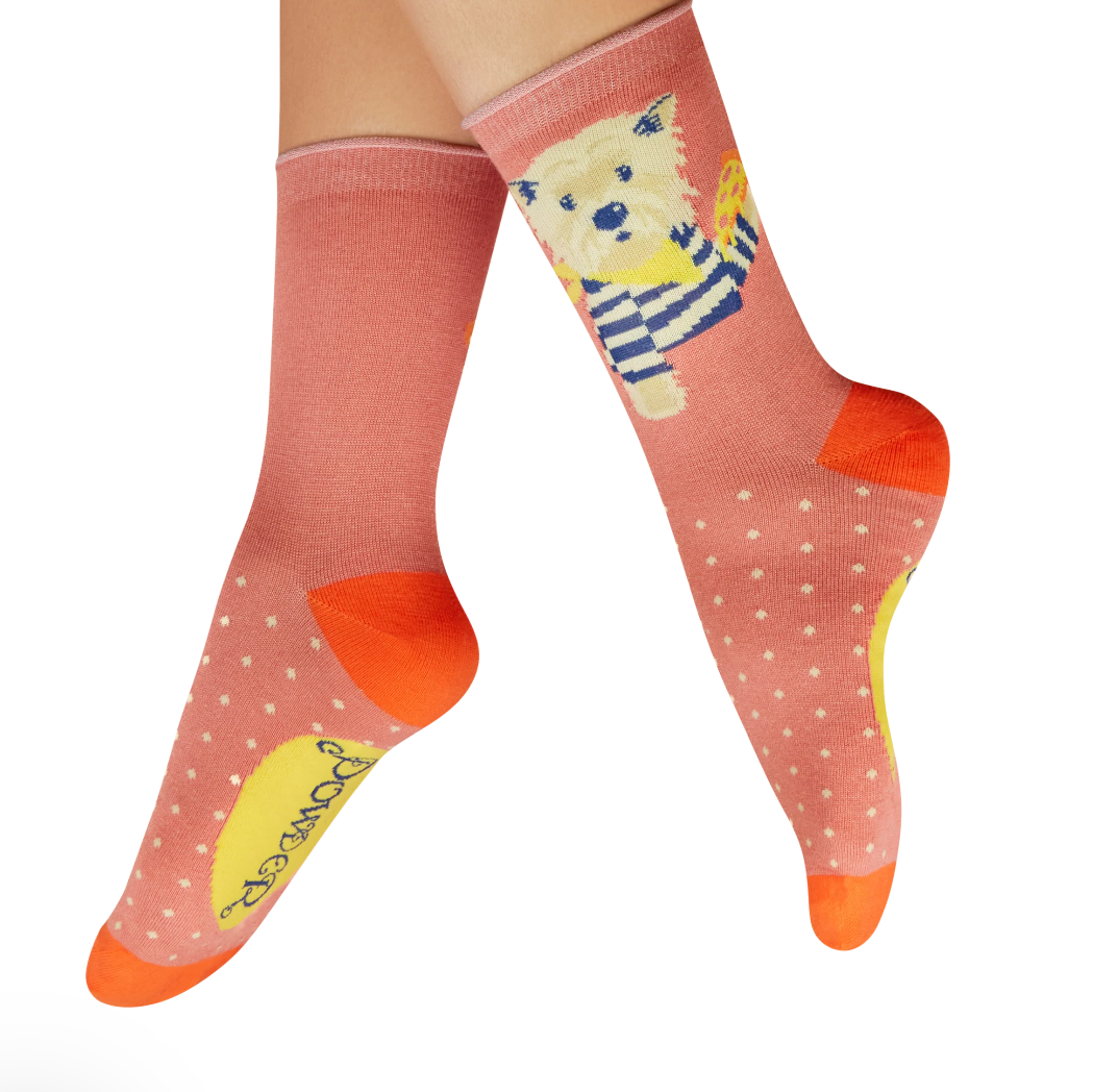Puppy Pizza Lover Socks