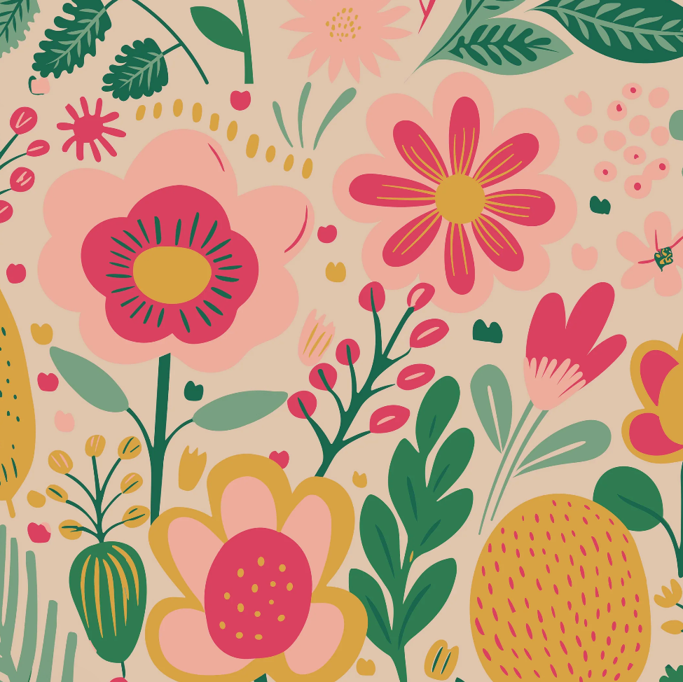 Pop Flower Posie Scarf