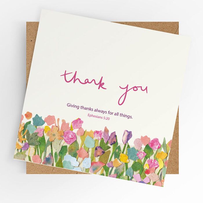 Thank you Card - Eph 5v20