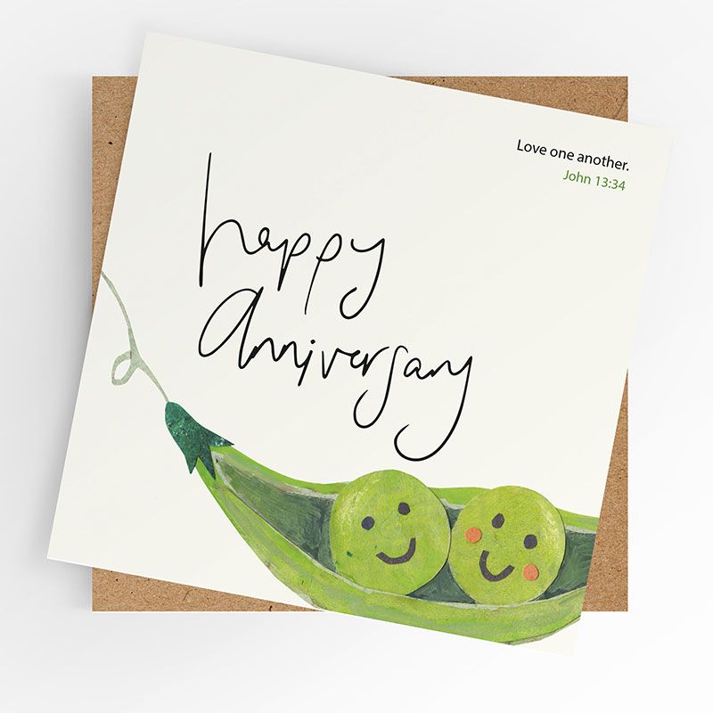 Anniversary Card- "Love one another"- John 13v34