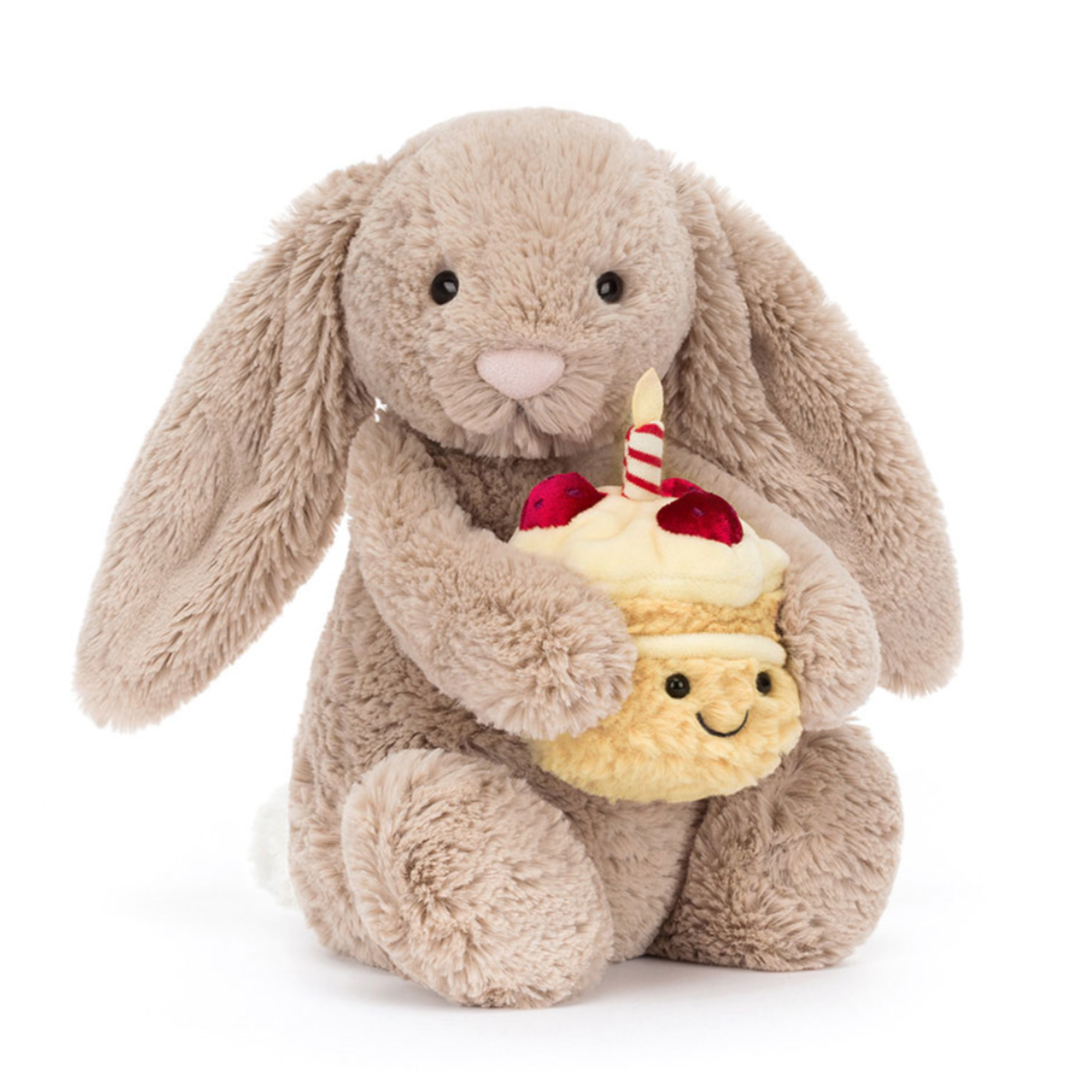 Bashful Beige Bunny 'Birthday'