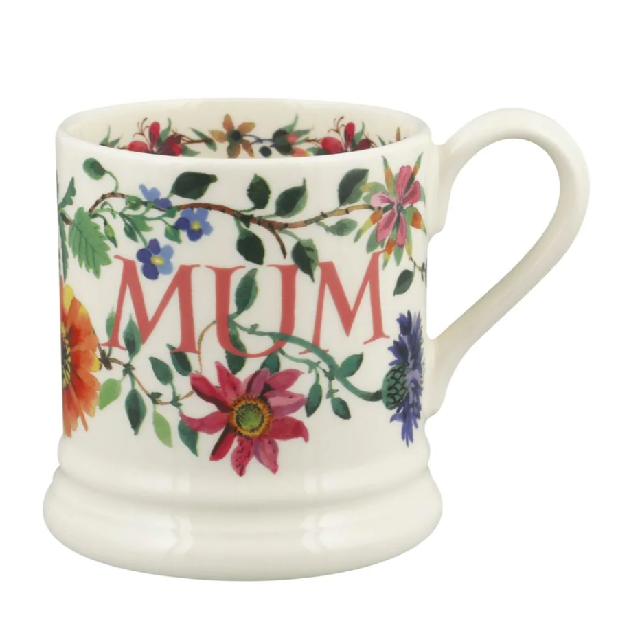 Garden Flowers Mum 1/2 Pint Mug