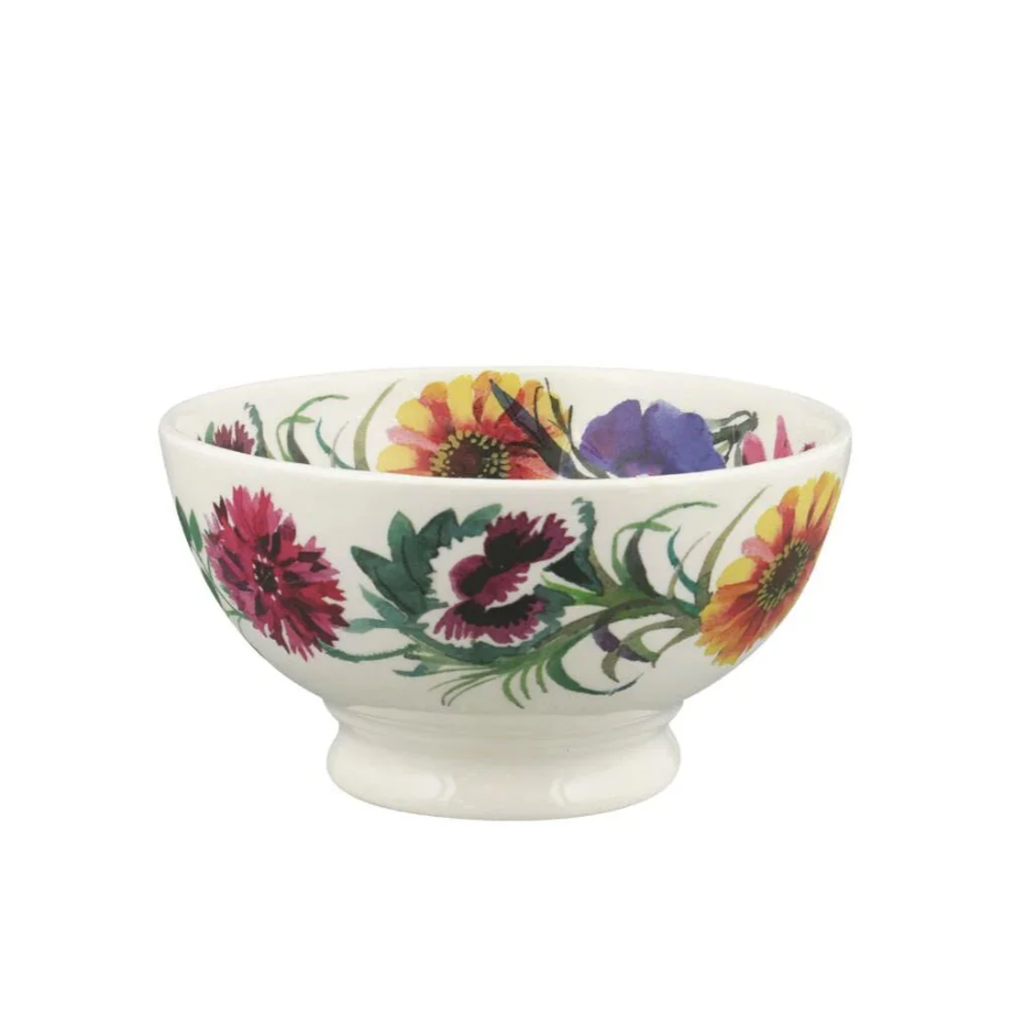 Garden Flowers French Bowl