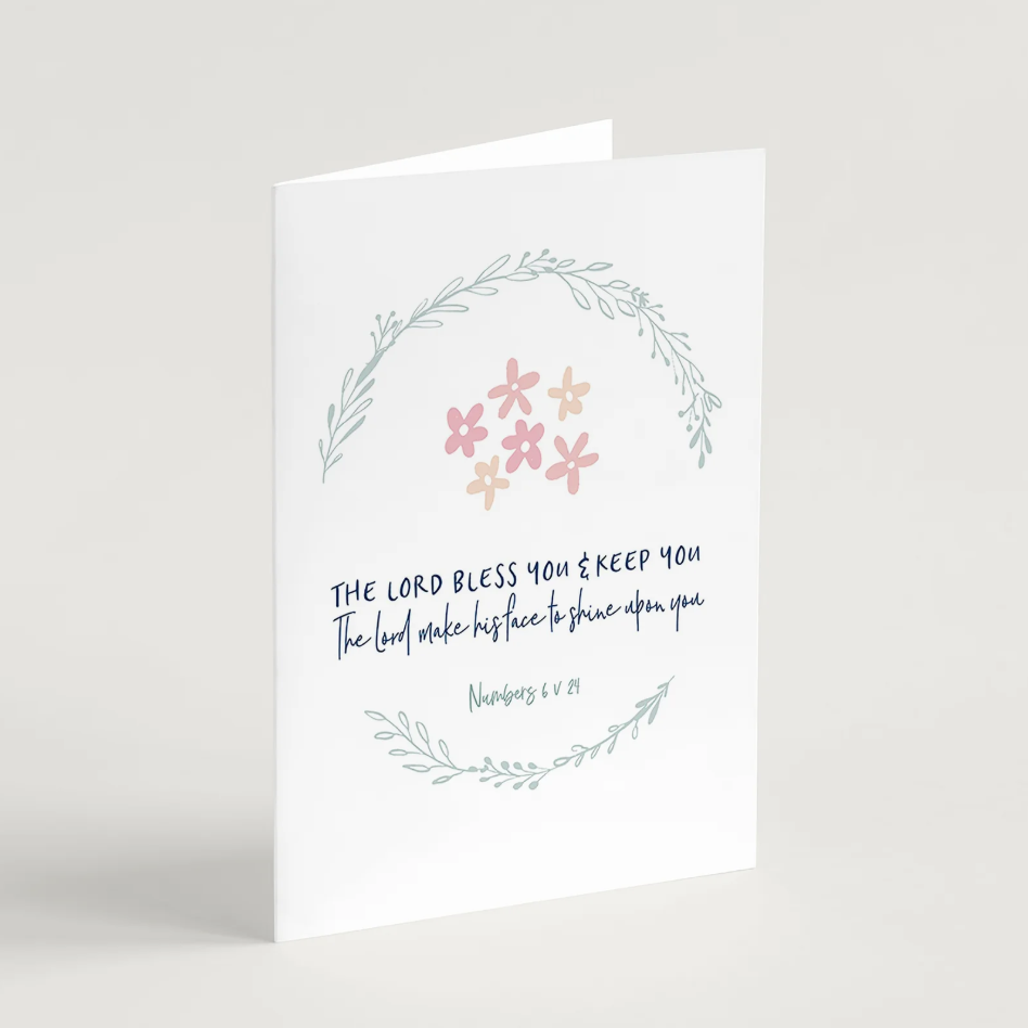 The Lord bless you and keep you Card