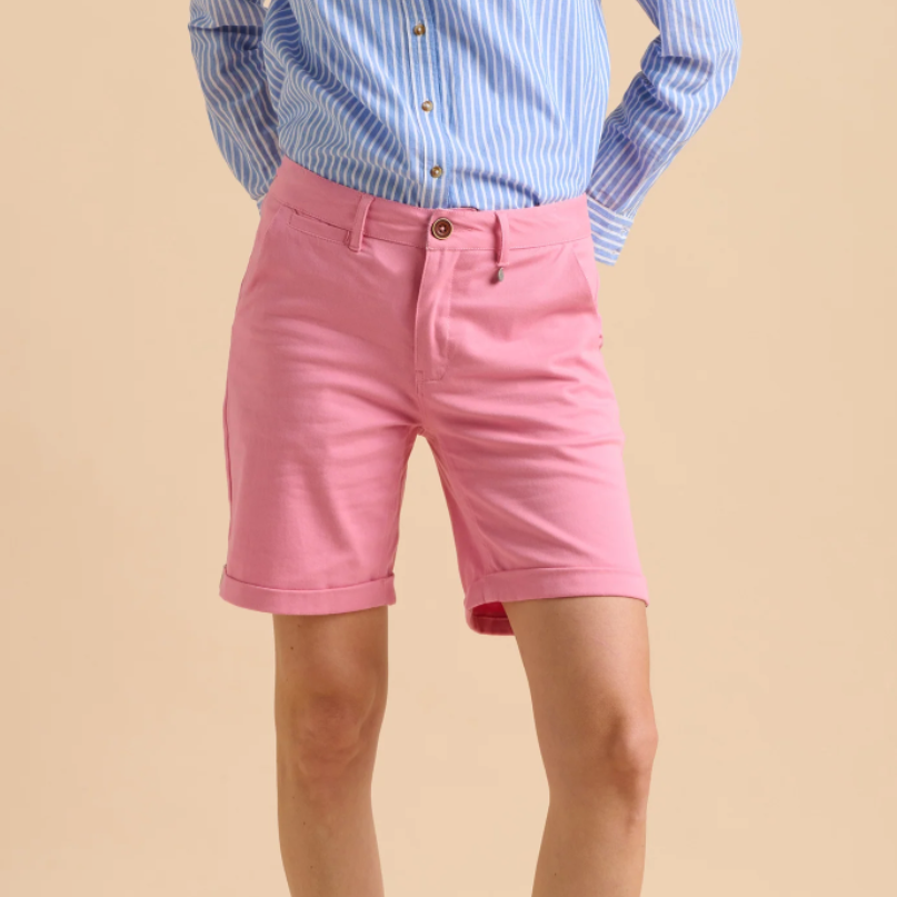 Pink Chino Shorts- Size 8, 10, 12, 14, 16