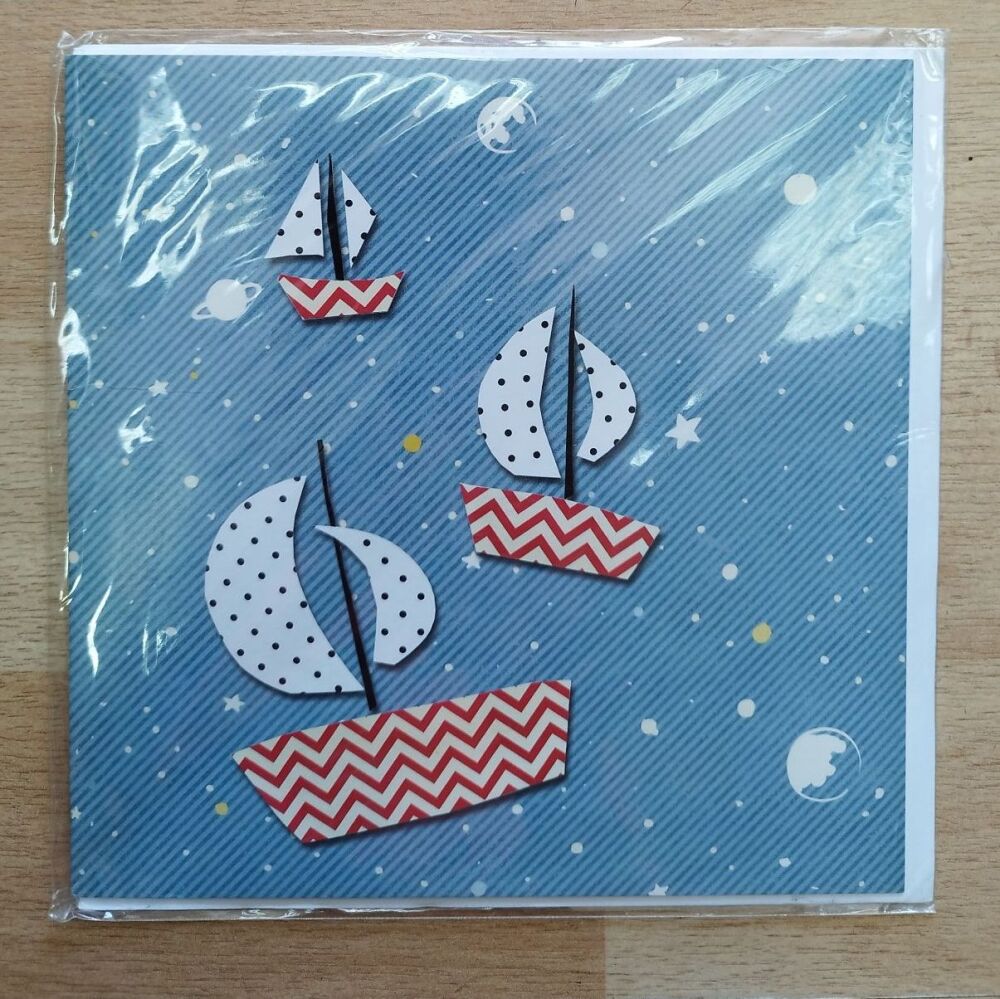 Blank Card- Boats**