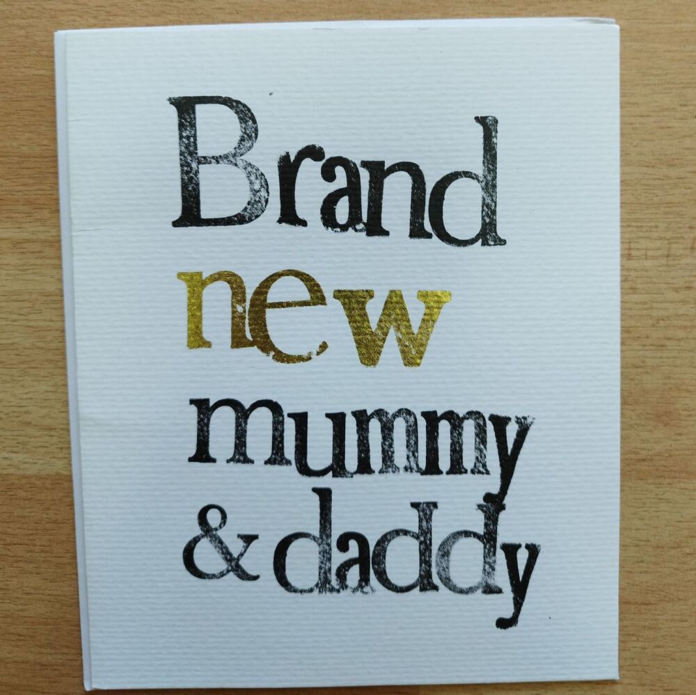 New Mummy & Daddy Card**