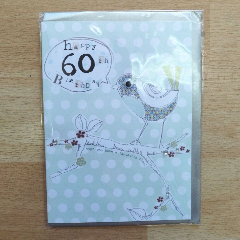 60th Birthday Card**