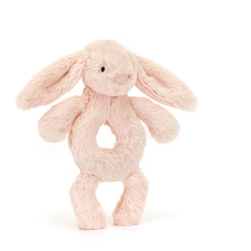 Bashful Blush Bunny Ring Rattle