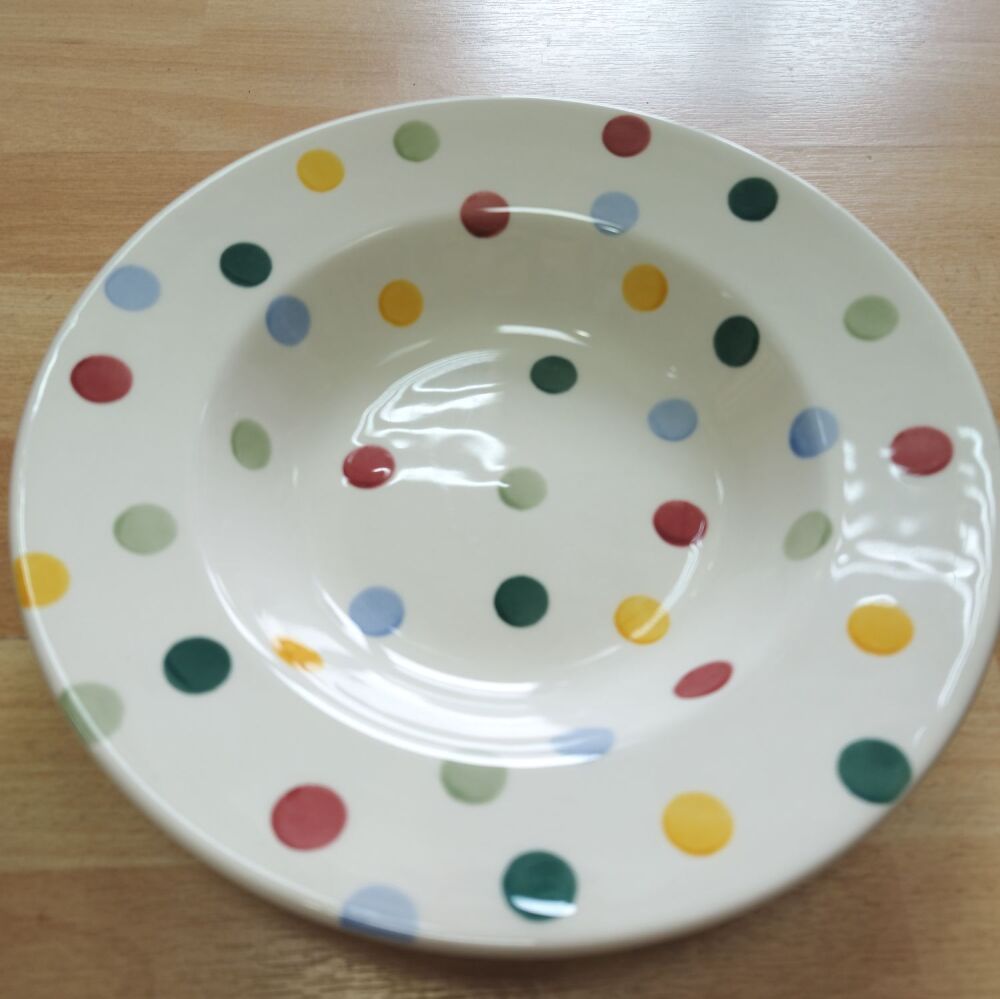 Polka Dot Soup Plate/Bowl