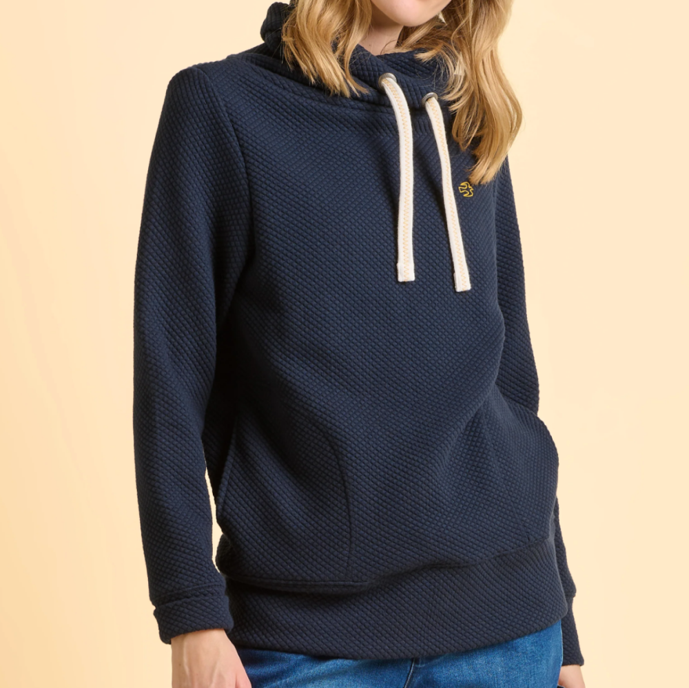 Morden Cowl Neck Sweatshirt (Navy)- 8, 10, 14