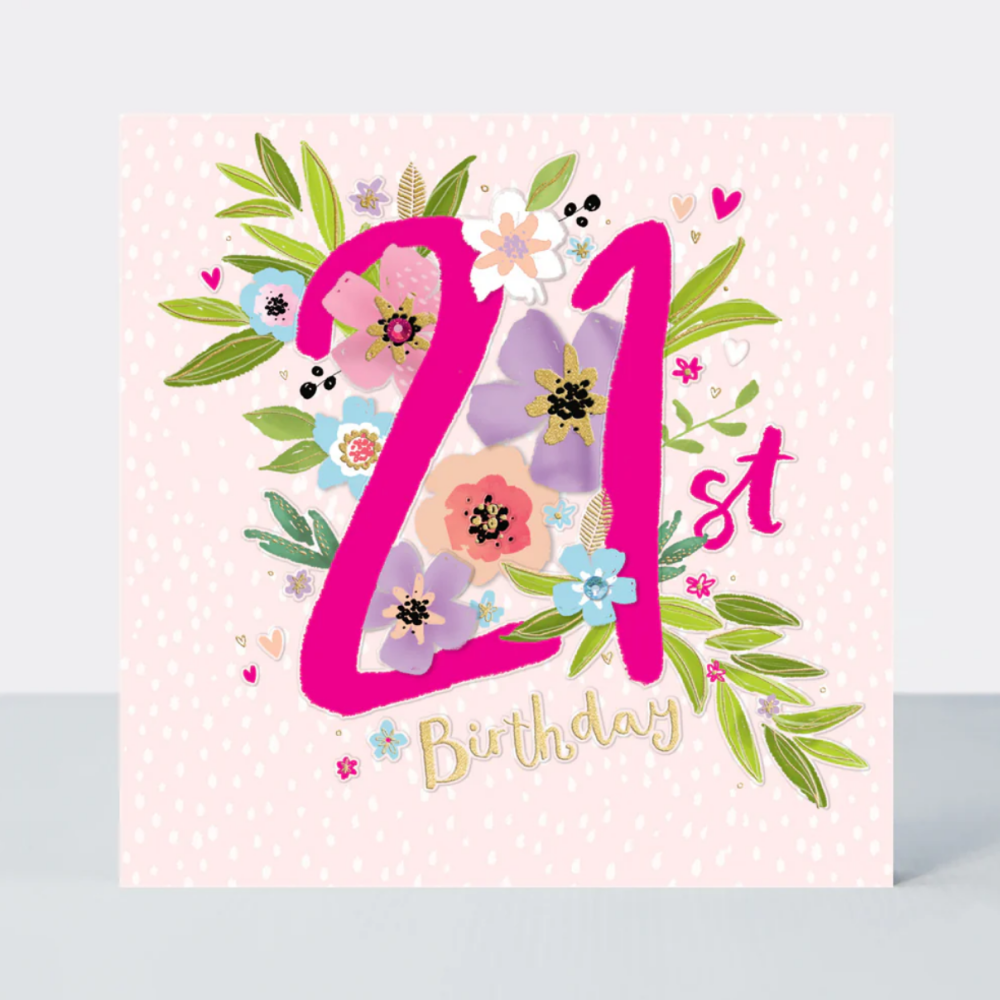 21st Birthday Card