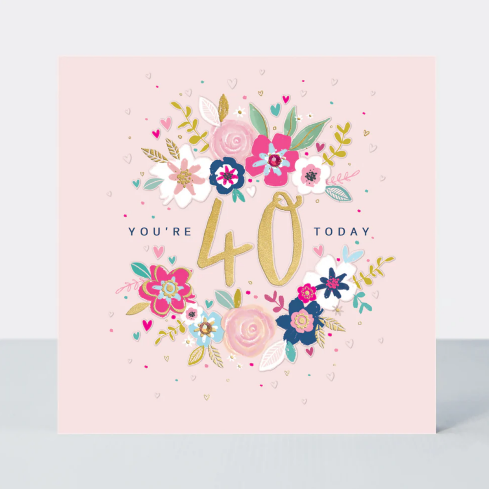 40th Birthday Card