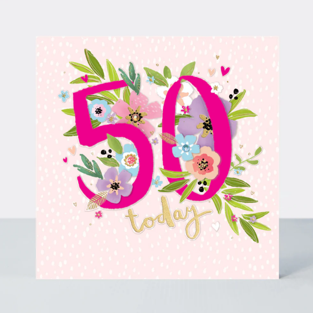 50th Birthday Card
