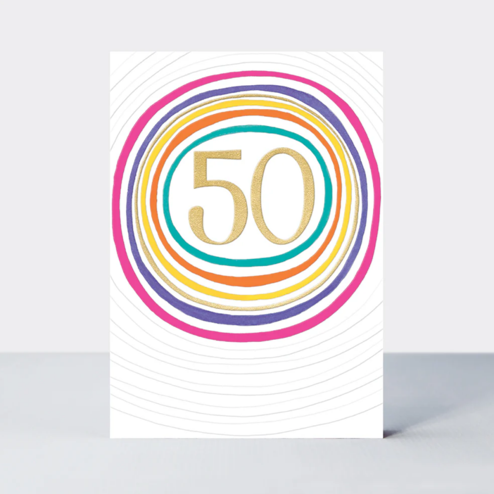 50th Birthday Card