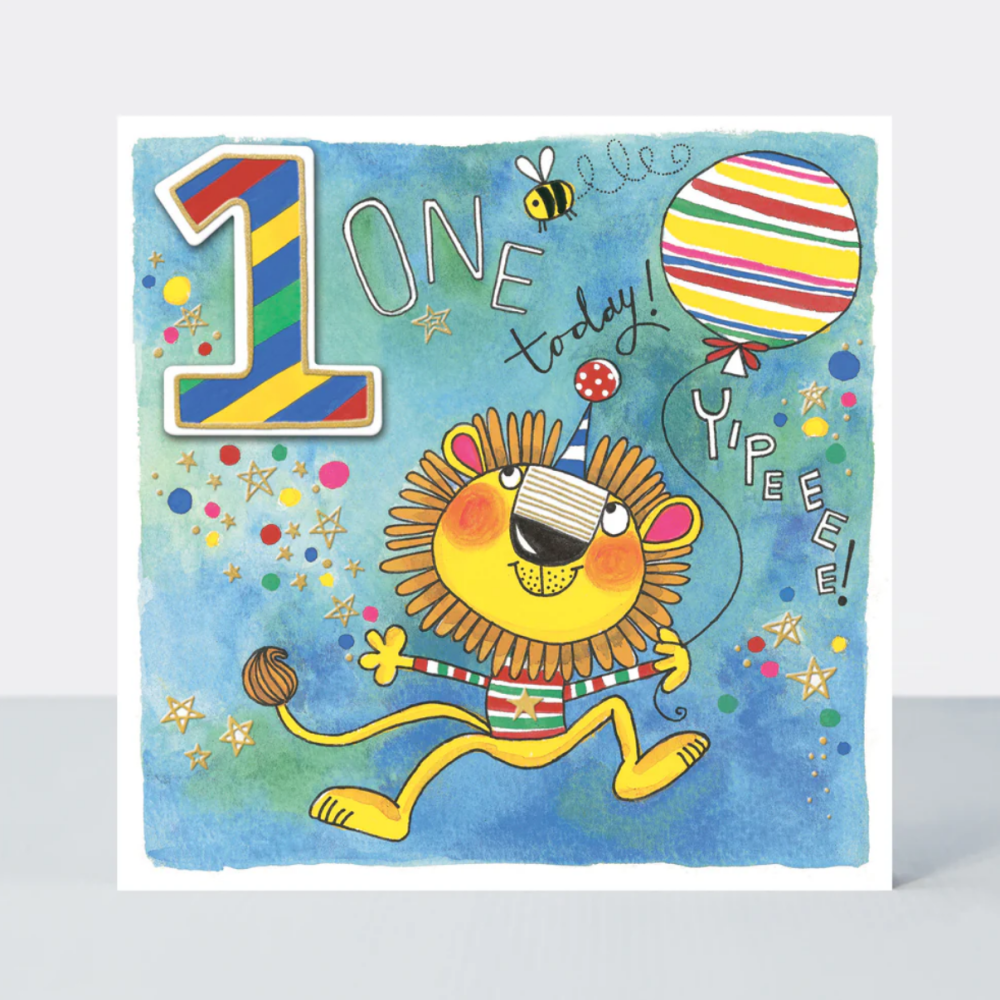 1st Birthday Boy Card