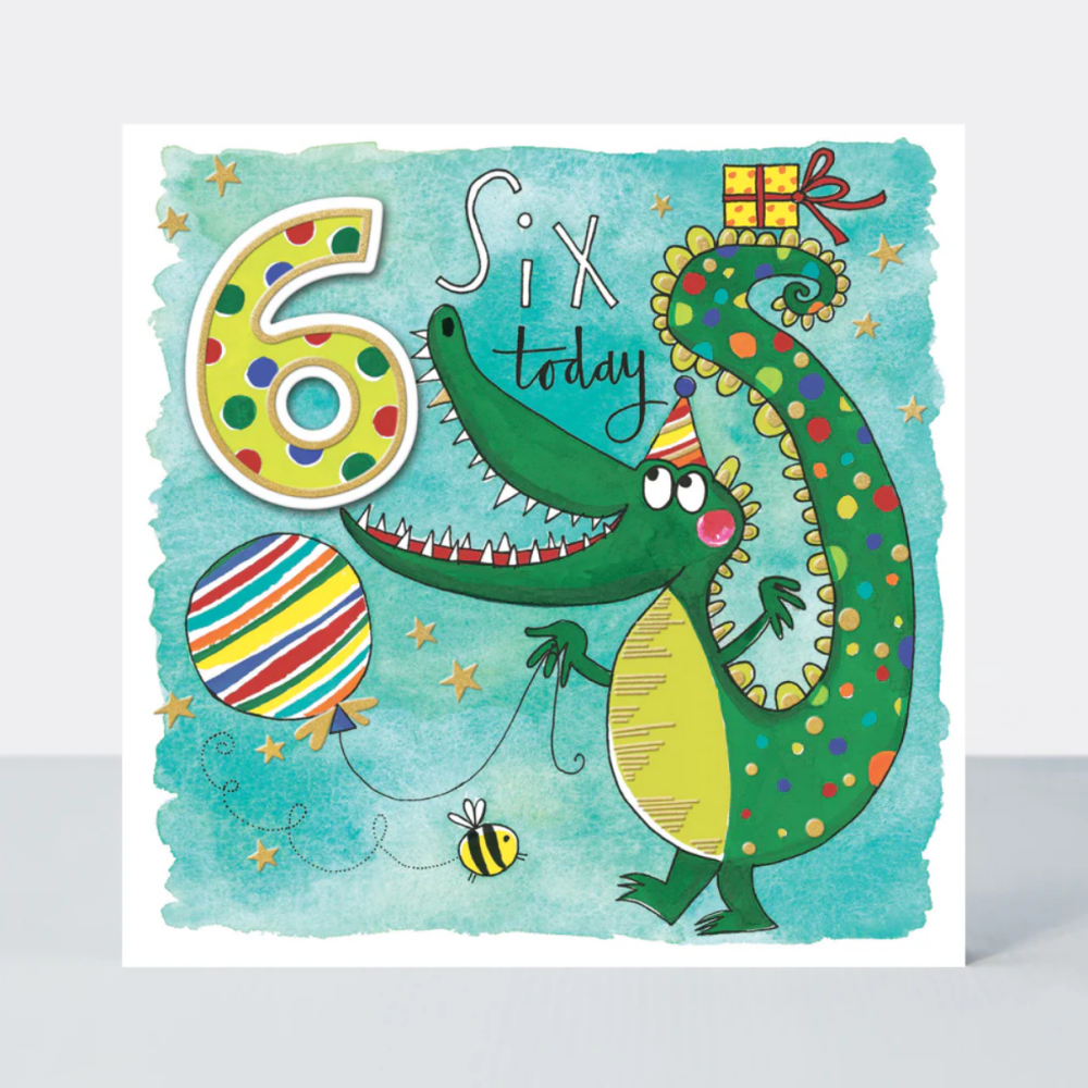 6th Birthday Boy Card