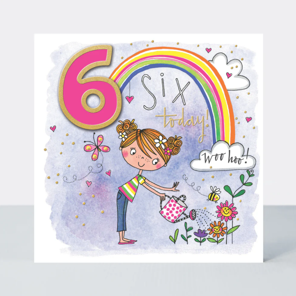 6th Birthday Card