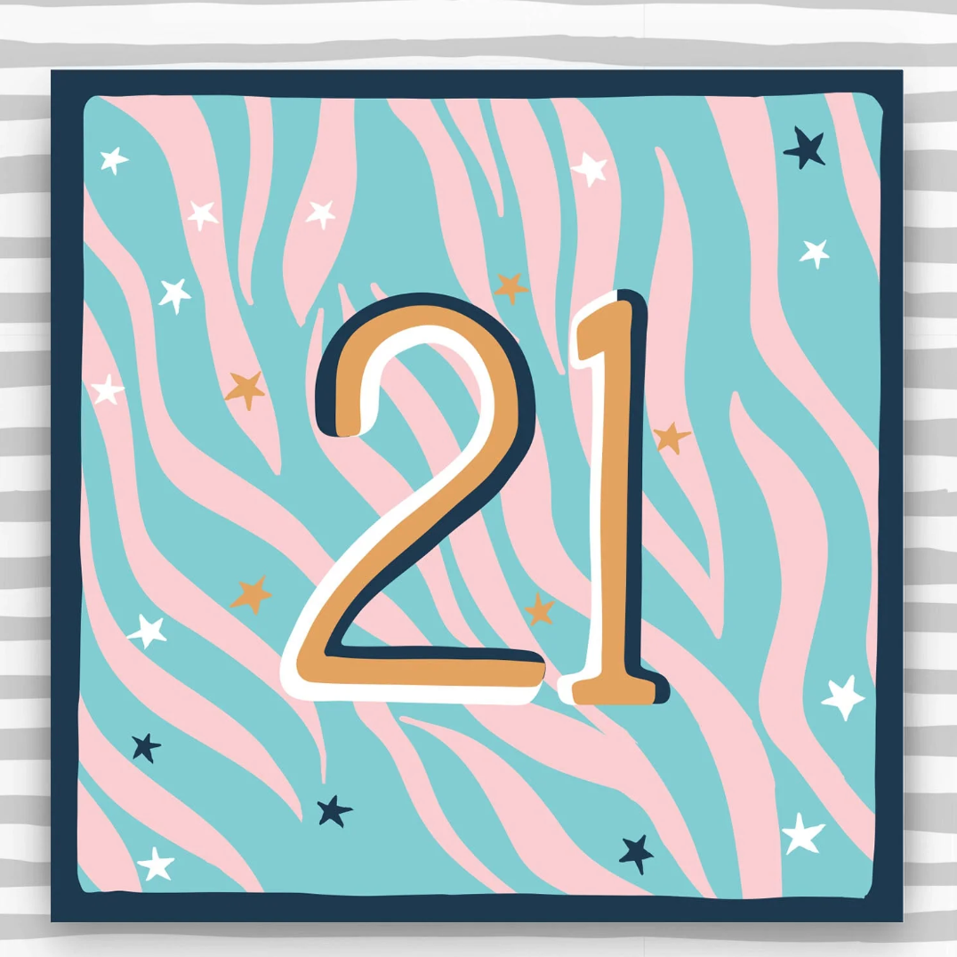21st Birthday Card