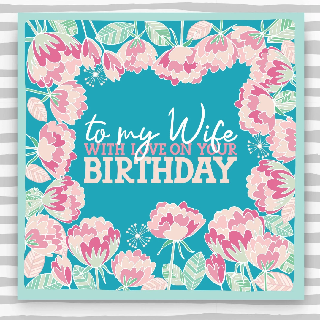 Wife Birthday Card
