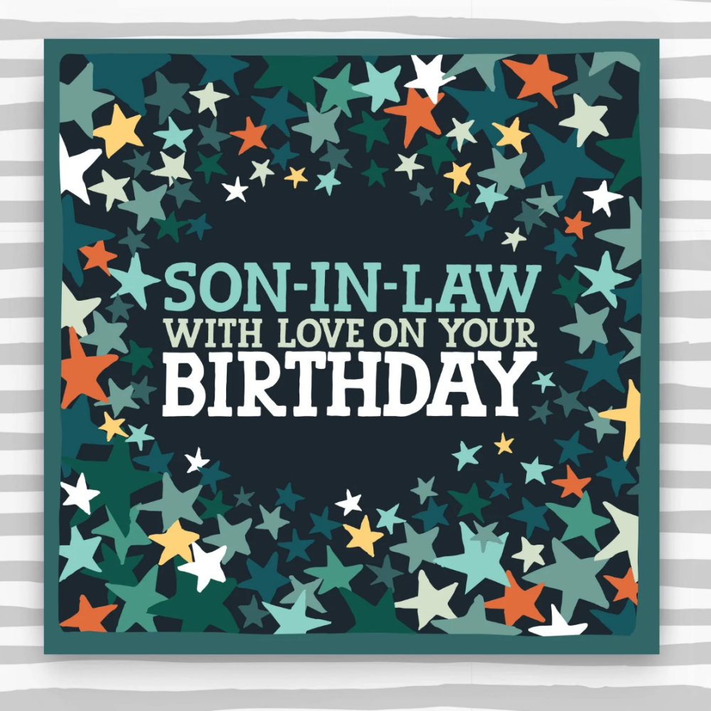 Son-in-law Birthday Card
