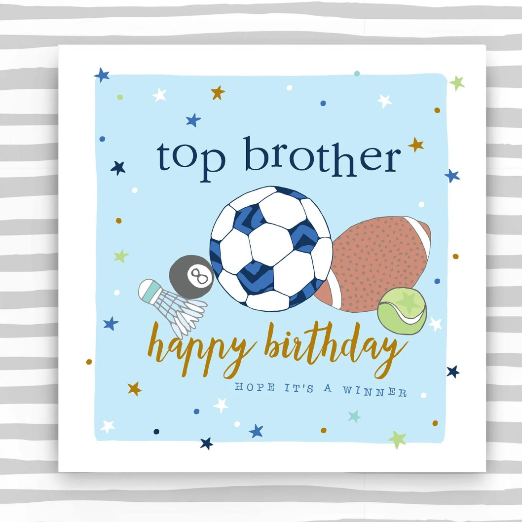 Brother Birthday Card