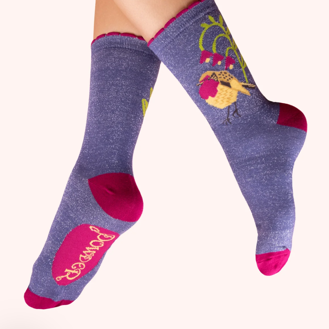 Robin Red Breast Ankle Socks