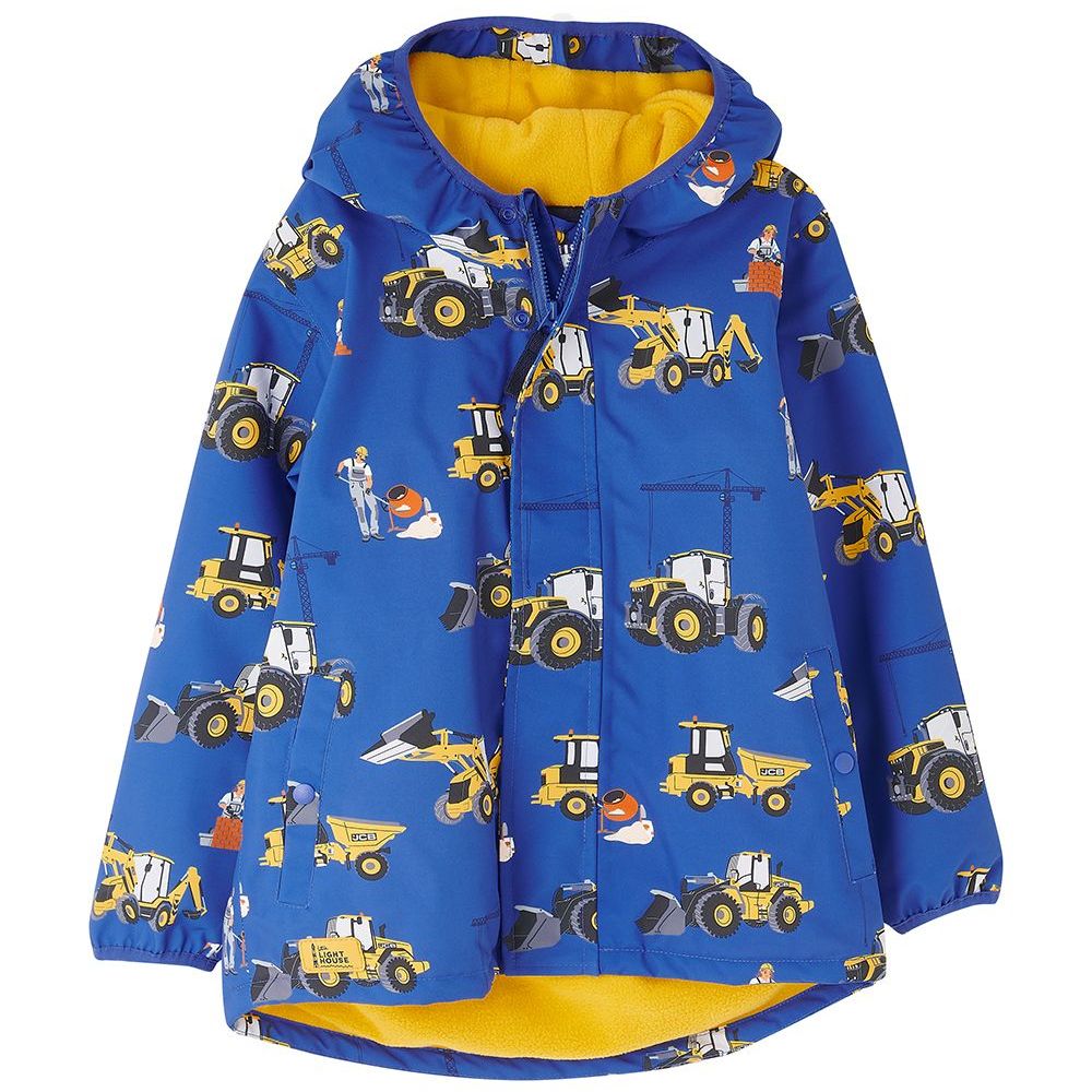 Finlay Coat- JCB Diggers- Age 1-2, 2-3, 3-4, 4-5, 5-6, 6-7, 7-8