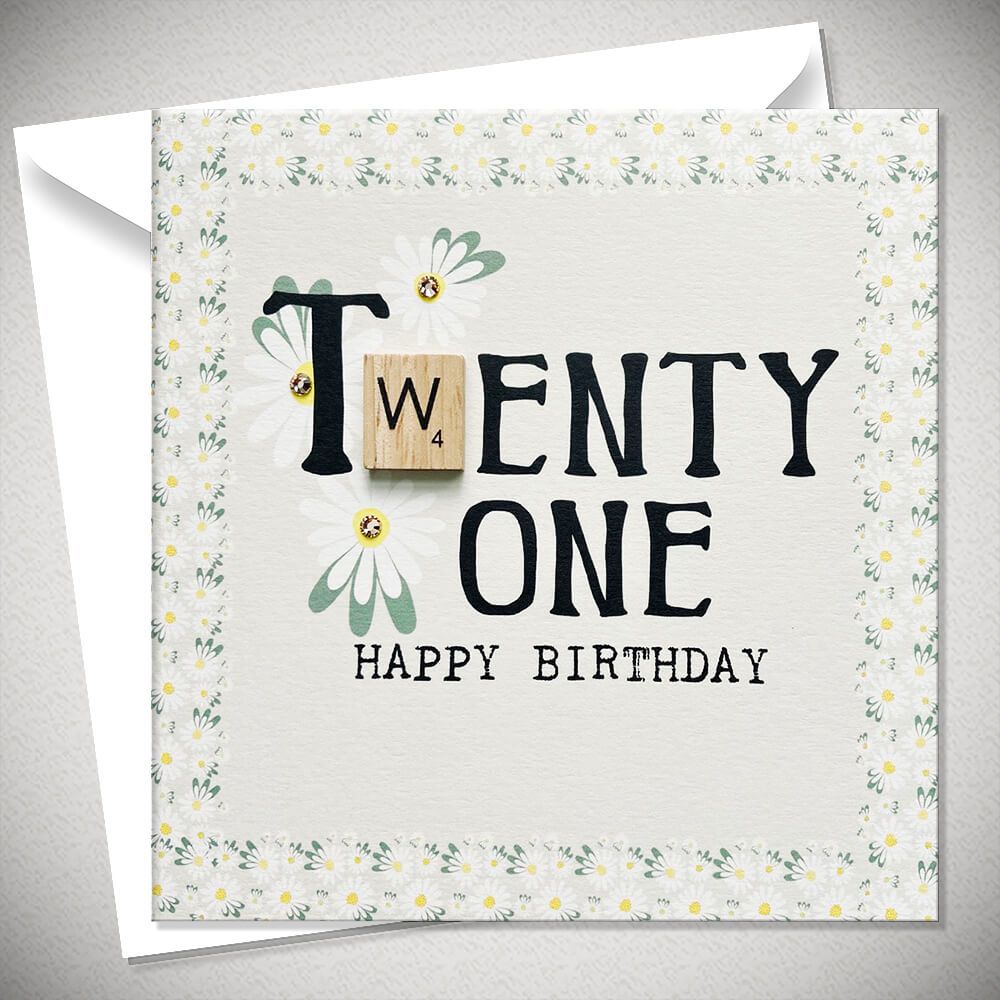 21st Birthday Card